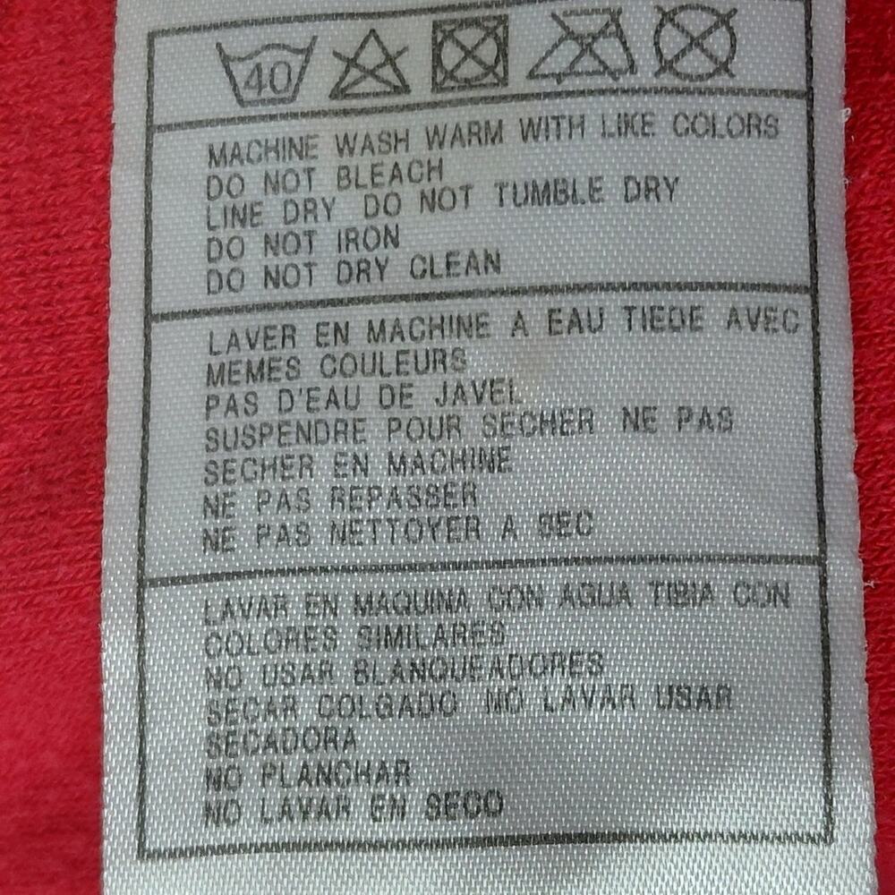 Jordan Red Drawstring Shorts Solid Polyester Size… - image 7